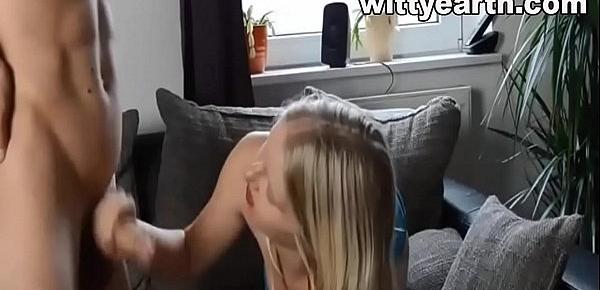  Blondy Has Anal Sex On The Sofa - Watch Part2 on - wittyearth.com